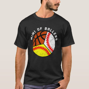 Mimi von Ballern Baseball Softball Basketball Mimi T-Shirt