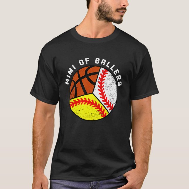 Mimi von Ballern Baseball Softball Basketball Mimi T-Shirt (Vorderseite)