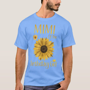 Mimi von der Geburtstagsmädchen Sonnenblumenfamili T-Shirt