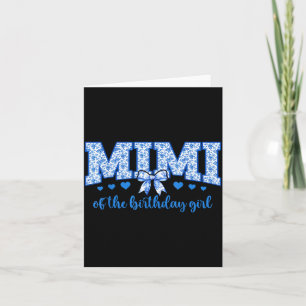 Mimi von The Birthday Girl Blau Chinoiserie Floral Karte
