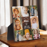 Mimi wir Liebe Sie hören Holz Foto Collage Fotoplatte<br><div class="desc">Die Mimi We Liebe You Heart Modern Foto Collage Plaque ist ein berührendes und personalisiertes Geschenk, das Ihre Liebe für Ihre Großmutter zeigt. Diese hübsch gestaltete Gedenktafel besticht durch eine herzförmige Collage aus Foto, mit der Sie Ihre Lieblingsfamilienfotos in einem modernen und stilvollen Layout hinzufügen können. Die herzliche "Wir Liebe...</div>
