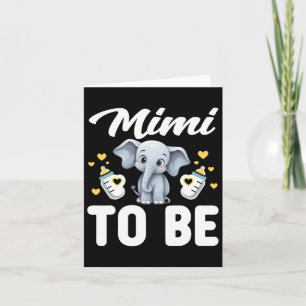 Mimi wird Elefant Baby Mama Mutti Mutter Mütter Ta Karte