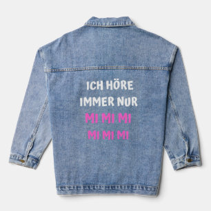 Mimimi Work Office Nerve Saw Jammer Jeansjacke