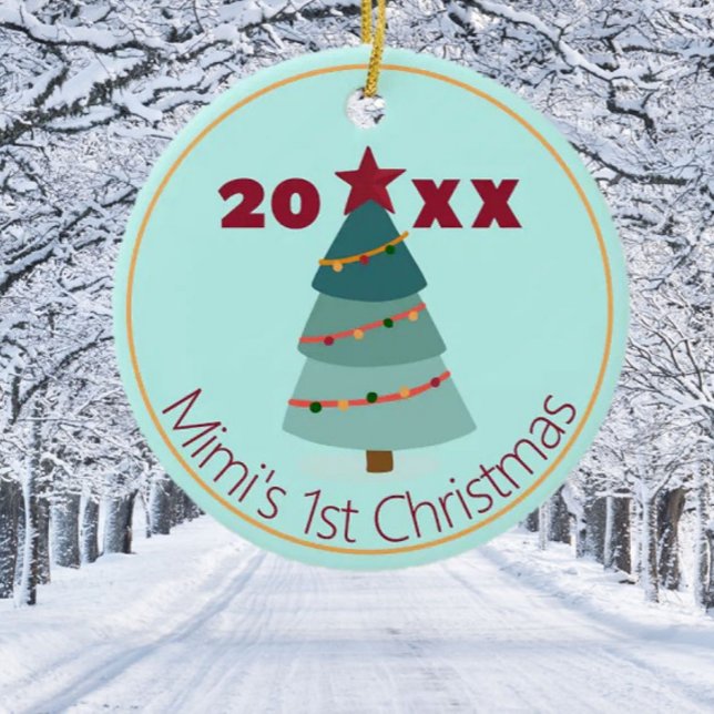 Mimis 1. Weihnachtsdekoration im Foto Keramik Ornament (Von Creator hochgeladen)