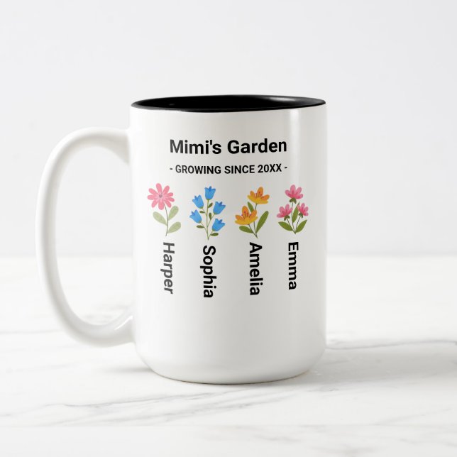 Mimis Garden Tasse mit Blume zum Geburtstag (Links)