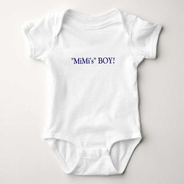 MiMis JUNGE! Baby T - Shirt (Vorderseite)