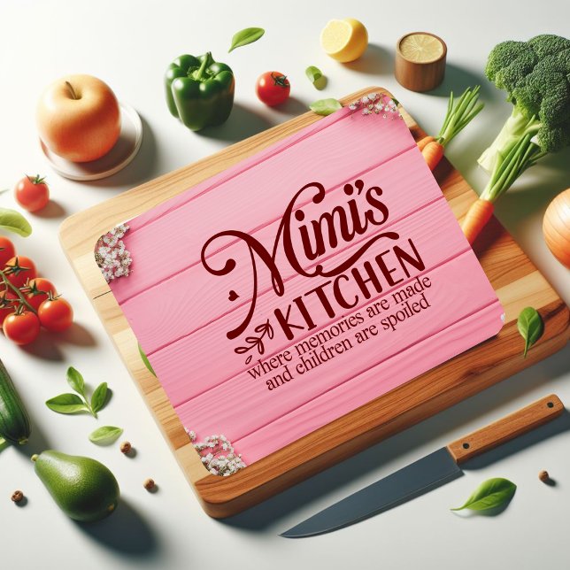 Mimis Kitchen Wo Erinnerungen gemacht werden Schneidebrett (Von Creator hochgeladen)