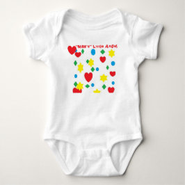 "MiMi's" kleiner Engel - Baby-Jersey-Body Baby Strampler