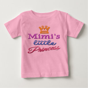 Mimis kleiner Prinzessin-Baby-Kleinkind-T - Shirt