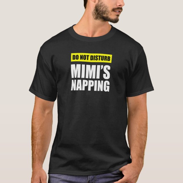 Mimis Napping darf nicht gestört werden T-Shirt (Vorderseite)