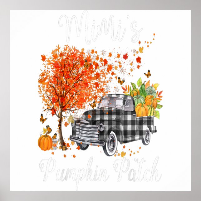 Mimis Pumpkin Patch Truck Art, Mimi Happy Poster (Vorne)