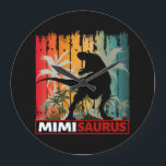 MIMISAURUS DINOSAUR LOVER GROßE WANDUHR<br><div class="desc">MIMISAURUS DINOSAUR LOVER</div>