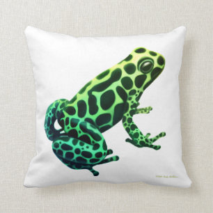 Mimisches Gift-Pfeil-Frosch-Kissen Kissen