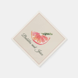 Mimosa-Bar-Brunch-Zitrus-Botanik Serviette