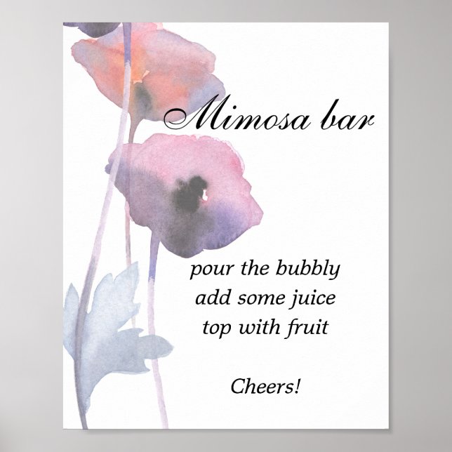 Mimosa Bar Poster (Vorne)