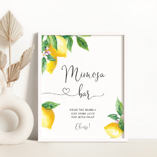 Mimosa Bar Poster