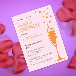 Mimosa Bridal Brunch Bridal Dusche Einladung