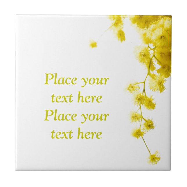 Mimosa Fliese (Vorderseite)