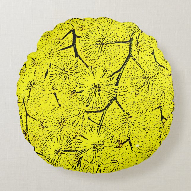 Mimosa Rundes Kissen (Vorderseite)