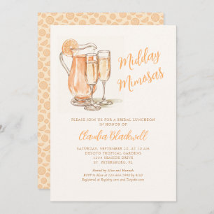 Mimosas Bridal Luncheon Dusche Einladung