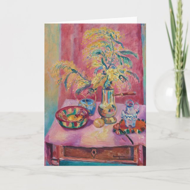 Mimosas | Henri Manguin Karte (Vorderseite)