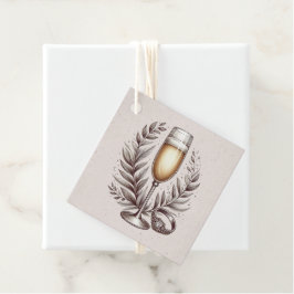 Mimosas & Matrimony Geschenkanhänger