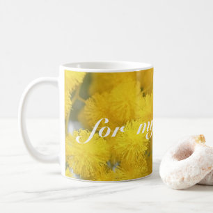 Mimose für Mama Kaffeetasse