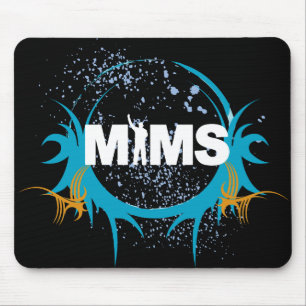 MIMS Knopf - MIMS Logo gerahmt - Exklusives Mousepad