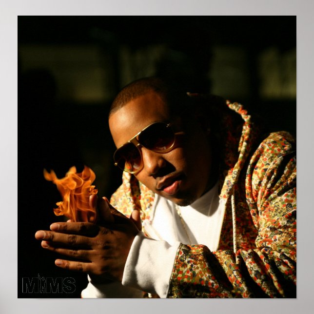 MIMS Poster Print - Flaming Hands (Vorne)