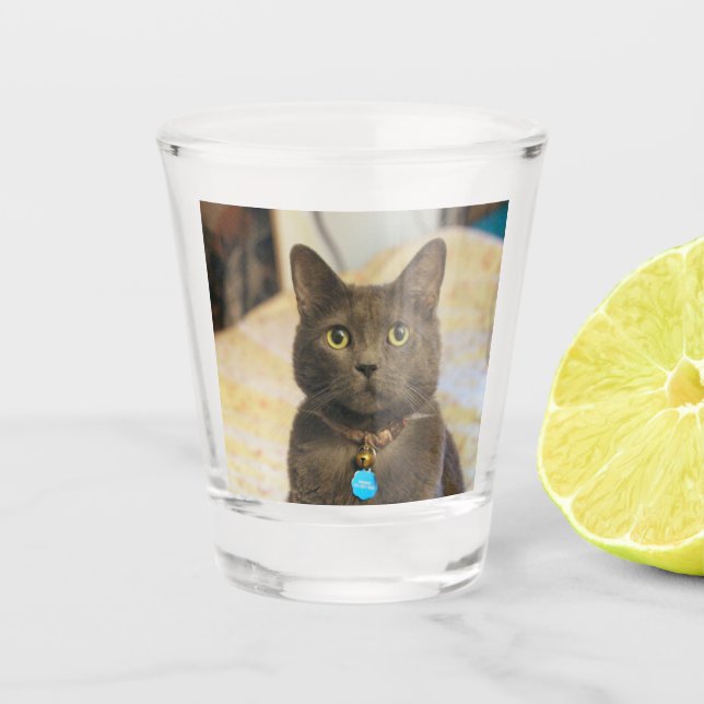 Mims Schnapsglas (Vorderseite)