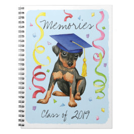 Min Button Graduate Notizblock