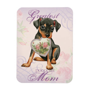 Min Button Herz Mama Magnet