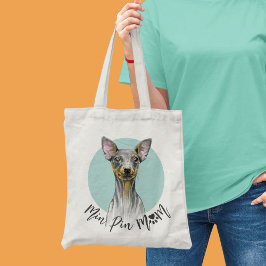 Min Button Hund Mama Miniatur Pinscher Niedlicher Tragetasche
