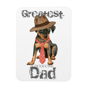 Min Button Vater Magnet