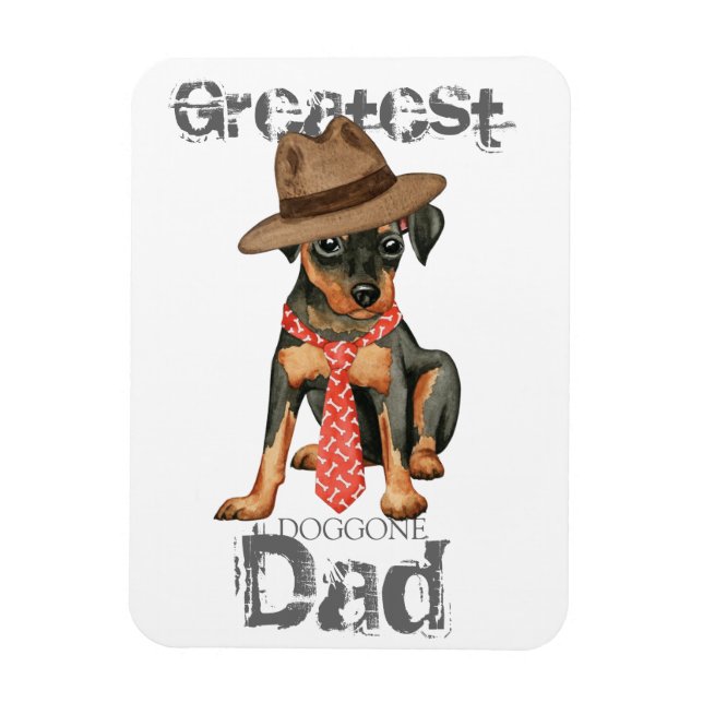 Min Button Vater Magnet (Vertikal)