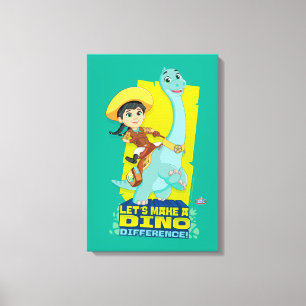 Min & Closing   Einen Unterschied machen Leinwanddruck