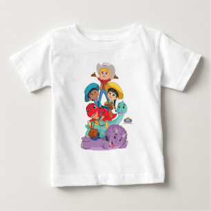 Min mit Dino Ranch Friends Baby T-shirt