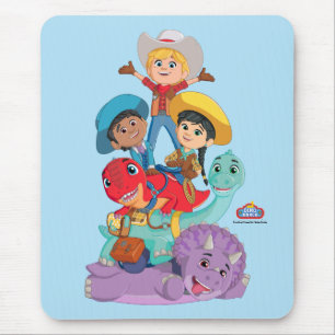 Min mit Dino Ranch Friends Mousepad
