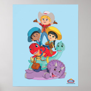 Min mit Dino Ranch Friends Poster