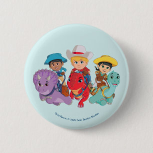 Min und Klee   Dino Ranch Button