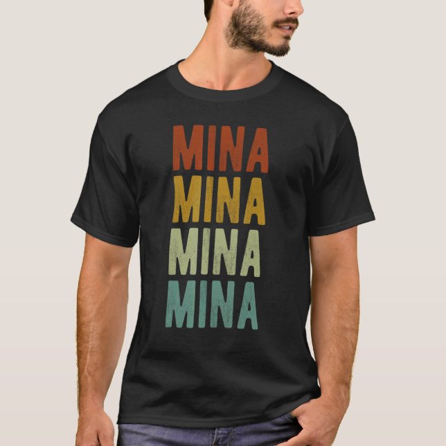 Mina City Philippines Retro T-Shirt (Vorderseite)