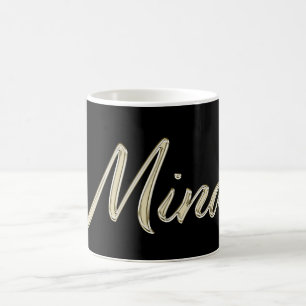 Mina white gold Handwriting Tasse Kaffeetasse