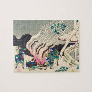 Minamoto no Muneyuki Ason von Katsushika Hokusai Puzzle