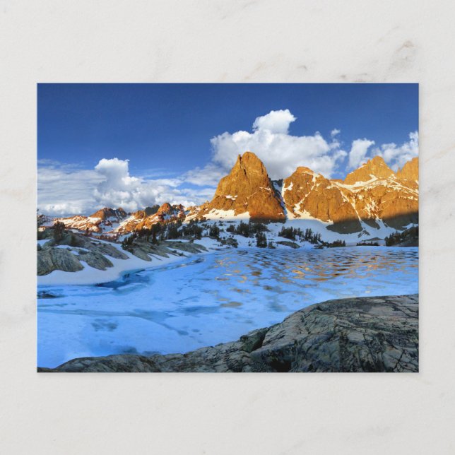 Minaret Lake Sunrise 2 - Sierra Nevada Postkarte (Vorderseite)