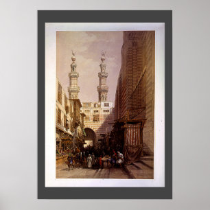 Minarets & Eingang von Metwaleys Roberts/Haghe Art Poster