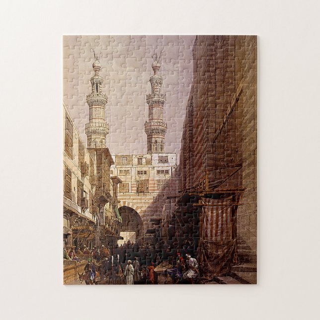 Minarets & Eingang von Metwaleys Roberts/Haghe Art Puzzle (Vertikal)