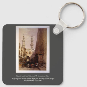Minarets & Eingang von Metwaleys Roberts/Haghe Art Schlüsselanhänger