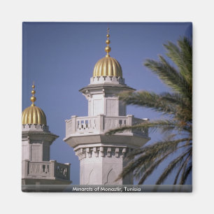 Minarets von Monastir, Tunesien Magnet