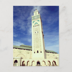 Minarett der Hassan-Moschee Postkarte