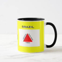 Minas Gerais, Brasilien Flag & Wappen Tasse